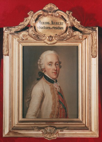 Duca Alberto di Sachsen-Teschen da Jean Étienne Liotard